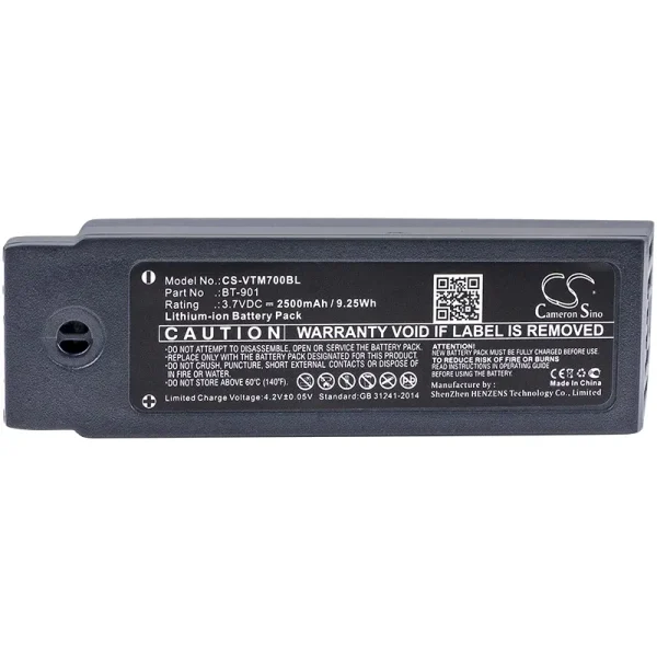 Vocollect A700, A710, A720, A730, Talkman A700 Series Replacement Battery 2500mAh / 9.25Wh