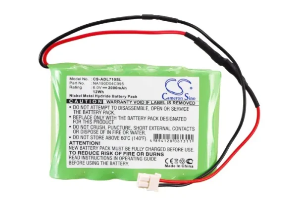 Snap On/Sun LS2000, UEI ADL7100 Series Replacement Battery 2000mAh / 12.00Wh