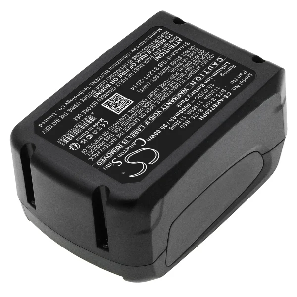 AL-KO113857, AR 1835 cordless scarifier, Comfort AR 1835, Comfort GT 1825, Comfort HT 1845 Series Replacement Battery 5000mAh / 90.00Wh - Image 3