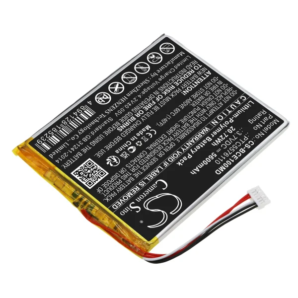 Biocare iE10 Series Replacement Battery 5600mAh / 20.72Wh - Image 2