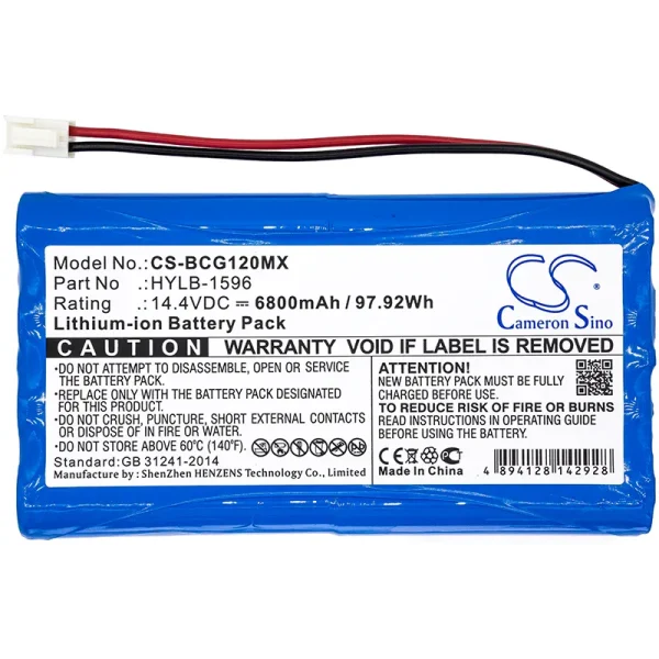 Biocare IE12, IE12A Series Replacement Battery 6800mAh / 97.92Wh