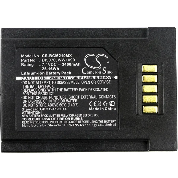 BCI SpectrO2 10, SpectrO2 20, SpectrO2 30, SpectrO2 Pulse Oximeters Series Replacement Battery 3400mAh / 25.16Wh