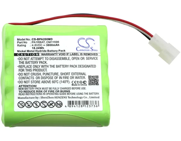 Bullard PA20 Air Purifying System Series Replacement Battery 3800mAh / 18.24Wh