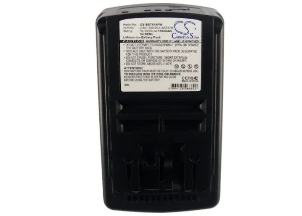 Bosch 11536C, 11536C-1, 11536C-2, 11536VSR Series Replacement Battery 4000mAh / 144.00Wh