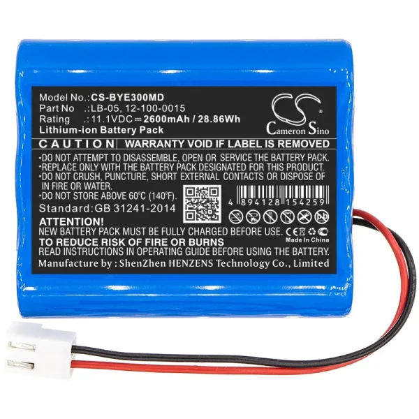 Bollywood E30 ECG Series Replacement Battery 2600mAh / 28.86Wh