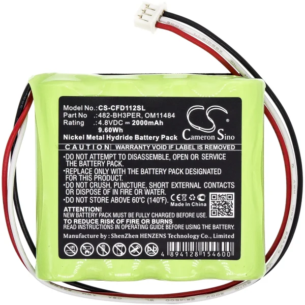 Chatillon DFE2, DFS2, DFS2-R, DFX, DFX2 Series Replacement Battery 2000mAh / 9.60Wh