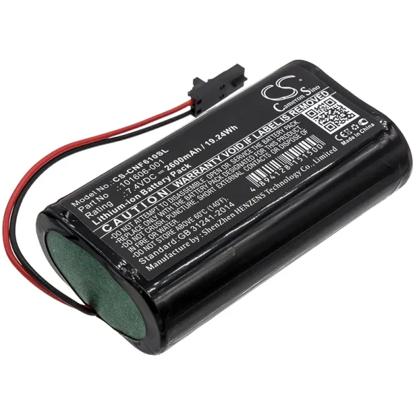 ComSonics 101610-DF, QAM Sniffer Series Replacement Battery 2600mAh / 19.24Wh - Image 2