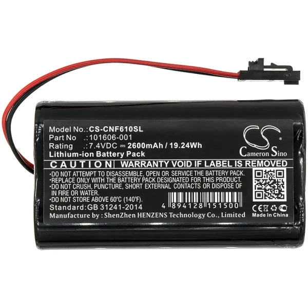 ComSonics 101610-DF, QAM Sniffer Series Replacement Battery 2600mAh / 19.24Wh