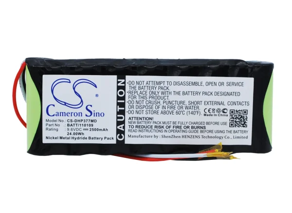 Datex Ohmeda Pulse Oximeter Biox 3770, Pulse Oximeter Biox 3775 Series Replacement Battery 2500mAh / 24.0Wh