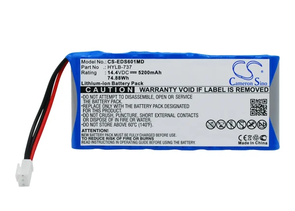 EDAN SE-12, SE-601 Series Replacement Battery 5200mAh / 74.88Wh