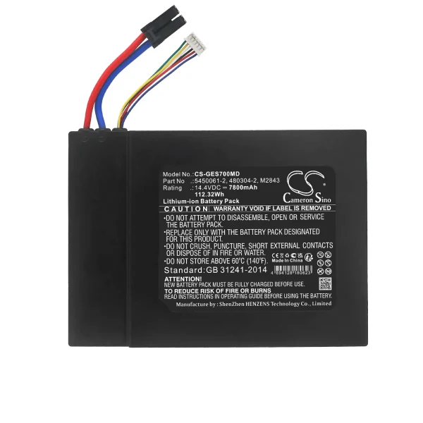 GE Logiq S8 Polaris, Polaris Maru, Ultraschall Logiq P7, Ultraschall Logiq P9 Series Replacement Battery 7800mAh / 112.32Wh