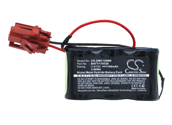 GE Mac 12, Mac 15, Mac12, Mac15 Series Replacement Battery 1100mAh / 3.96Wh