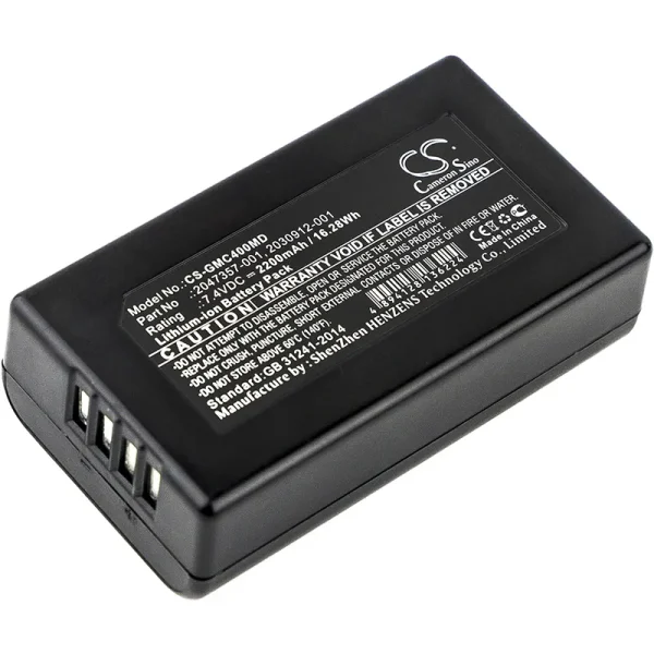 GE EKG Mac 400, EKG Mac 600, EKG Mac C3, MAC 400 Series Replacement Battery 2200mAh / 16.28Wh - Image 3