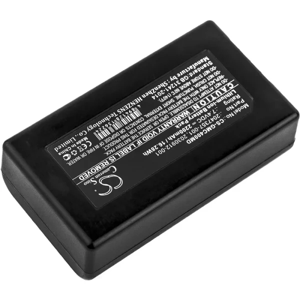 GE EKG Mac 400, EKG Mac 600, EKG Mac C3, MAC 400 Series Replacement Battery 2200mAh / 16.28Wh - Image 2