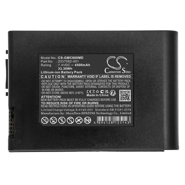 GE ECG Mac 800, MAC 800, MAC800, Series Replacement Battery 4500mAh / 33.30Wh