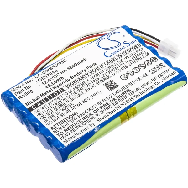 GE Datex-Ohmeda S/5, Datex-Ohmeda S/5 PATIENT MONIT, Datex-Ohmeda S/5CAM, Datex-Ohmeda S5 Series Replacement Battery 3800mAh / 45.60Wh - Image 2