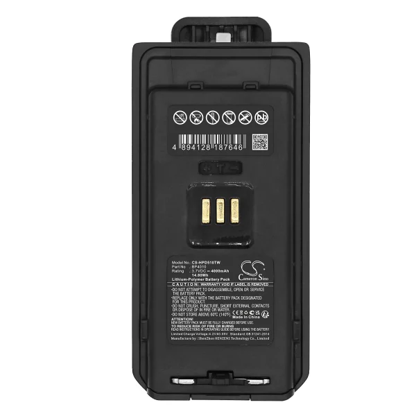 Hytera AP510, AP515, AP515LF Series Replacement Battery 4000mAh / 29.60Wh