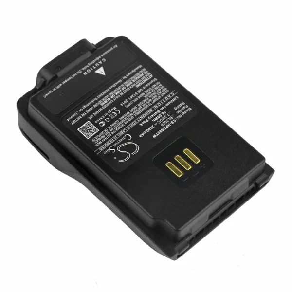 Hytera PD402, PD412, PD500 UL913, PD502, PD502i-UL Series Replacement Battery 2500mAh / 18.00Wh - Image 2