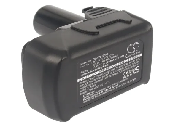 Hitachi CJ10DL, CR 10DL, CR10DL, DB 10DL Series Replacement Battery 2000mAh/21.6Wh