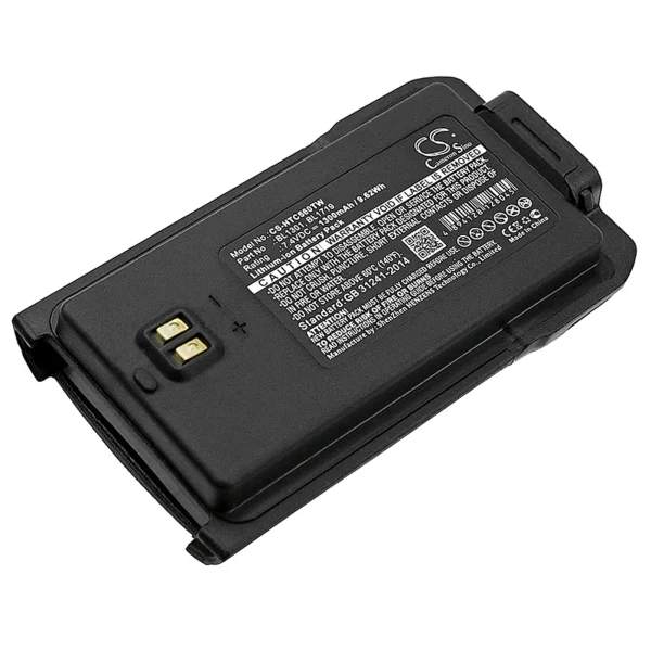 HYT TC-446S, TC-500S, TC-518, TC-518U, TC-518V Series Replacement Battery 1300mAh / 9.62Wh - Image 2