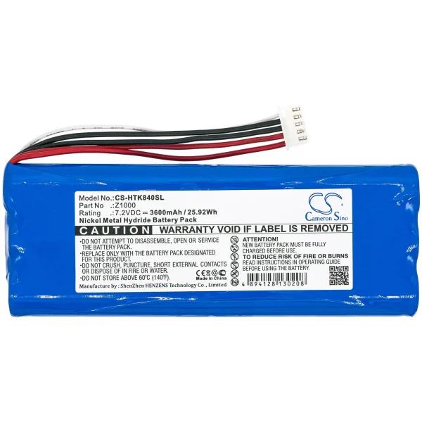 Hioki LR8400, MR8880-20 Series Replacement Battery 3600mAh / 25.92Wh