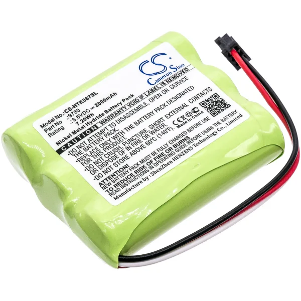 Hioki 8870, 8870-20, LR8431-20, LR8431-30, LR8432 Series Replacement Battery 2000mAh / 7.20Wh - Image 5