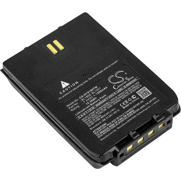 Hytera X1e, X1p, X1pi-U1, X1pi-V1, Z1p Series Replacement Battery 1400mAh / 10.36Wh - Image 3