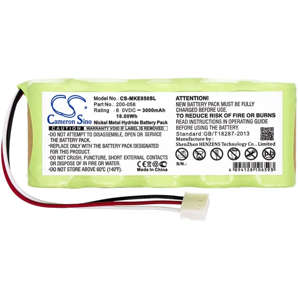 GE Magna-Mike 8500 Series Replacement Battery 3000mAh / 18.00Wh