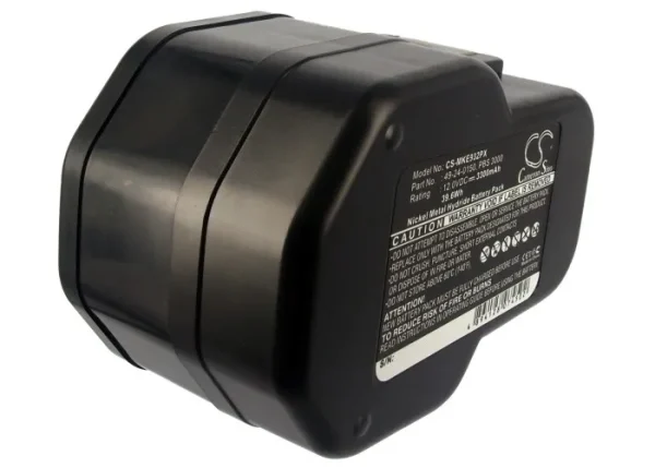 Milwaukee 0502-23, 0502-25, 0502-52, 12V Power-Plus Series Replacement Battery 3300mAh/39.6Wh - Image 4