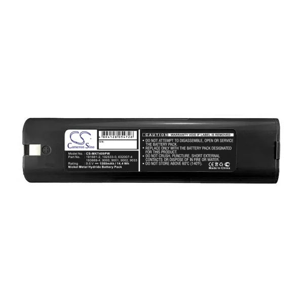 Makita 4000, 4093D, 4093DW, 4190D Series Replacement Battery 1500mAh / 14.40Wh