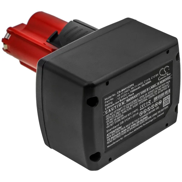 Milwaukee 2207-20, 2207-21, 2238-20, 2238-21 Series Replacement Battery 7500mAh / 90.00Wh - Image 3