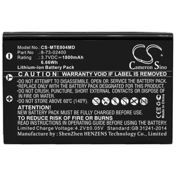 Otometrics AccuScreen TE 8-04-13900, Madsen AccuScreen Series Replacement Battery 1800mAh / 6.66Wh