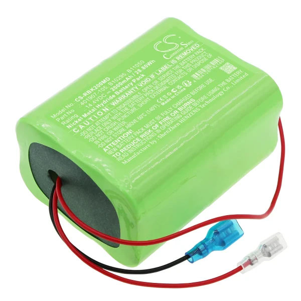 RAULAND BORG BK2000, Nurse Call, Responder III, Series Replacement Battery 2000mAh / 28.80Wh - Image 5