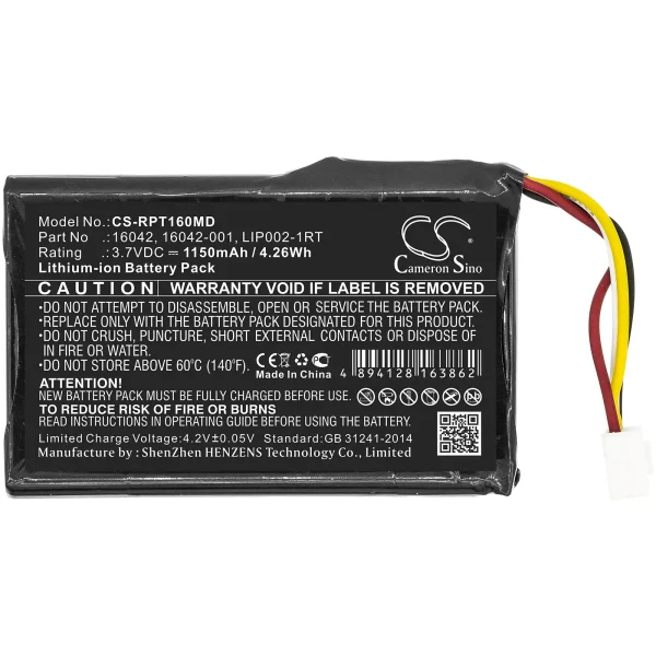 Reichert iPac Series Replacement Battery 1150mAh / 4.26Wh