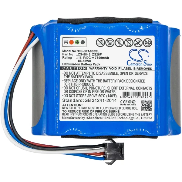 Signal Fire AI-6, SA-2 Series Replacement Battery 7800mAh / 86.58Wh