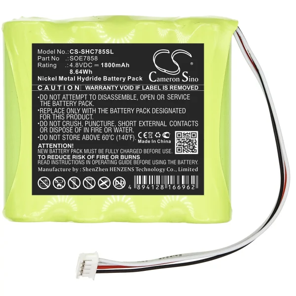 Soehnle Scale 7858 Series Replacement Battery 1800mAh / 8.64Wh