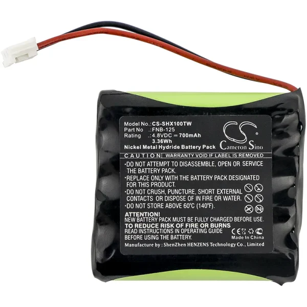 Standard Horizon HX100 Series Replacement Battery 700mAh / 3.36Wh