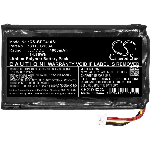 Geospatial T41-R01-001 Series Replacement Battery 4000mAh / 14.80Wh