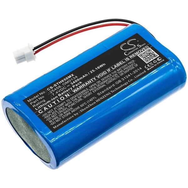 SurgiTel Eclipse EHL65, EHL-65, Odyssey Analog, Series Replacement Battery 3400mAh / 25.16Wh - Image 3