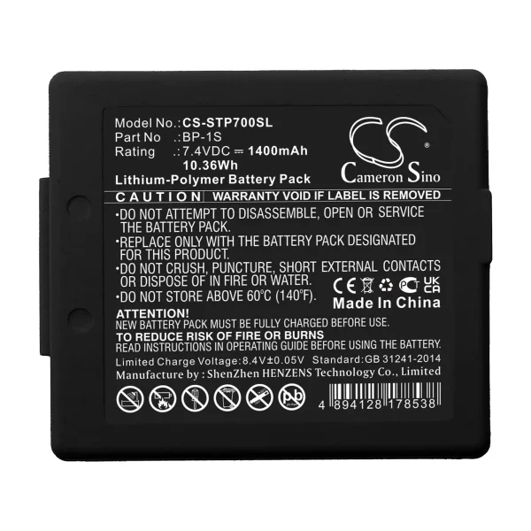 Stonex P7 Controller, S3, S6, S9 Series Replacement Battery 1400mAh / 10.36Wh