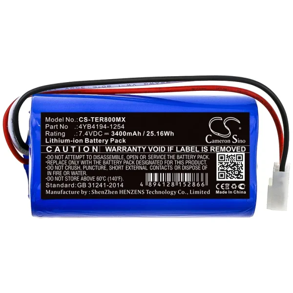 Terumo TE-SS800 Infusion Pump Series Replacement Battery 3400mAh / 25.16Wh