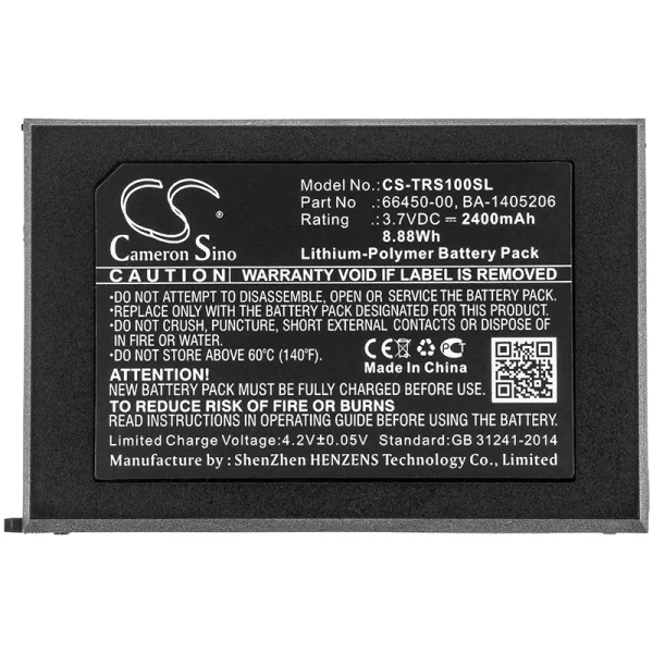 Trimble 66410-00, Juno SA, Juno SB, Juno SC, Juno SD Series Replacement Battery 2400mAh / 8.88Wh