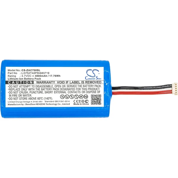 ZTE AC70 Series Replacement Battery 4800mAh / 17.76Wh