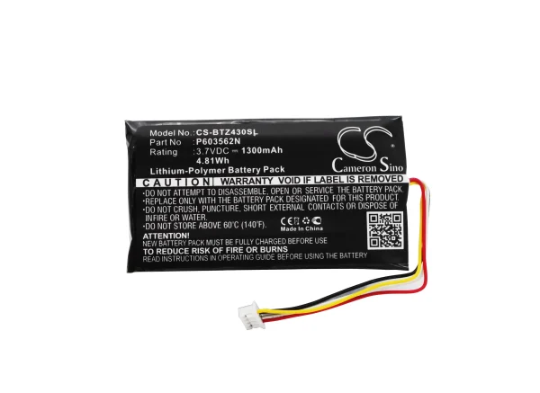 Binatone Z430BT Series Replacement Battery 1300mAh / 4.81Wh