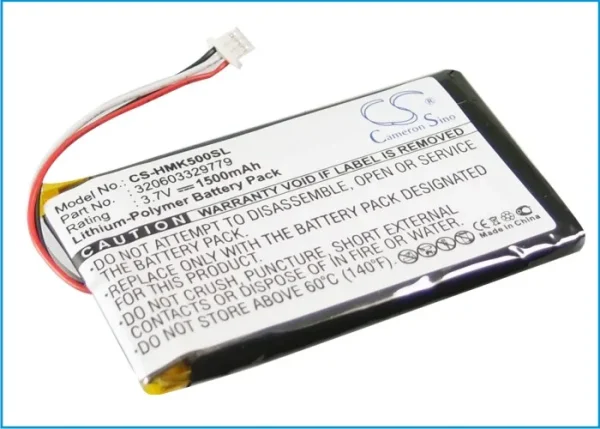 Harmon Kardon GPS-500 Series Replacement Battery 1500mAh - Image 3