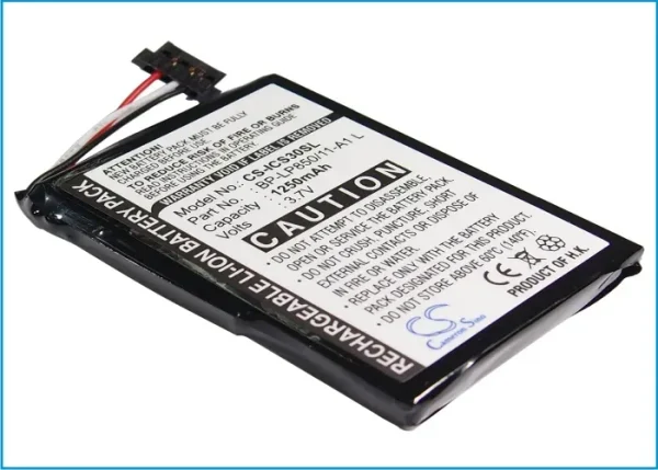 Navman S30, S50, S70, S80 Series Replacement Battery 1250mAh / 4.63Wh - Image 2