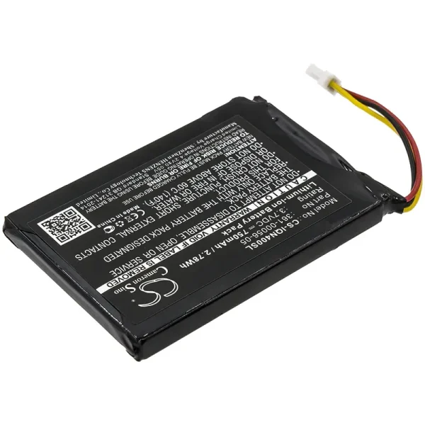 Garmin 2689LMT 6-inch, Nuvi 2689LMT, Nuvi 40, Nuvi 40LM Series Replacement Battery 750mAh / 2.78Wh - Image 2