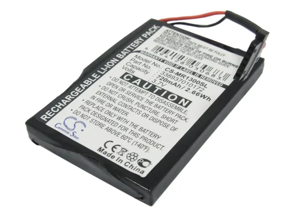 Magellan RoadMate 1300, RoadMate 1340 Series Replacement Battery 720mAh / 2.66Wh - Image 3