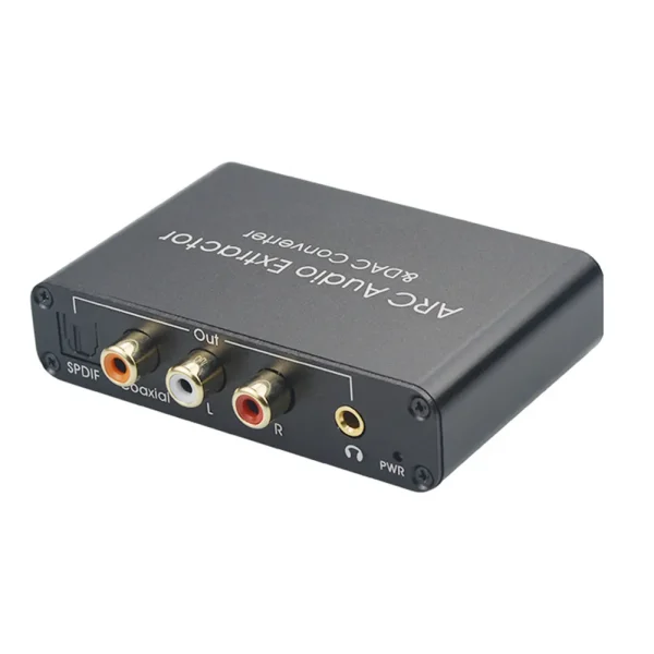 HDMI Coax SPDIF to RCA 3.5mm Coax SPDIF ARC Audio Extractor DAC - Image 8