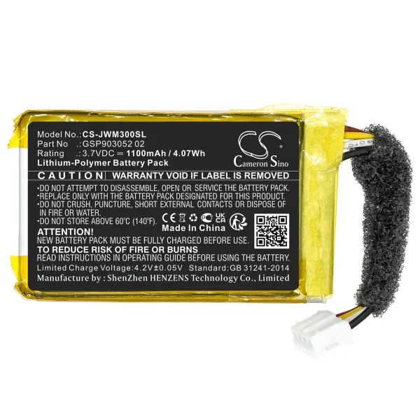 JBL Wind 3, Wind 3S Series Replacement Battery 1100mAh / 4.07Wh